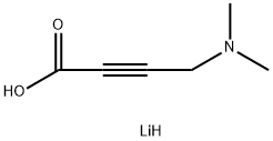 lithium(1+) ion 4-(dimethylamino)but-2-ynoate Struktur