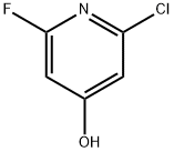 4-Pyridinol, 2-chloro-6-fluoro- Struktur