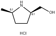 ((2R,5R)-5-methylpyrrolidin-2-yl)methanol hydrochloride Struktur