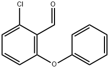 2-chloro-6-phenoxybenzaldehyde Struktur