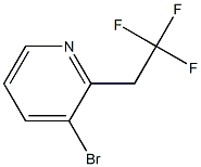 3-bromo-2-(2,2,2-trifluoroethyl)pyridine Struktur