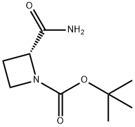 (R)-1-Boc-azetidine-2-carboxamide Struktur