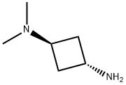 trans-N1,N1-dimethylcyclobutane-1,3-diamine Struktur