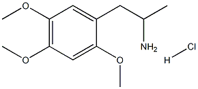 2,4,5-Trimethoxyamphetamine hydrochloride Struktur