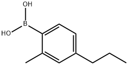 Boronic acid, (2-methyl-4-propylphenyl)- Struktur