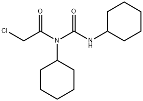 3-(2-chloroacetyl)-1,3-dicyclohexylurea Struktur