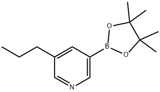 5-(n-Propyl)pyridine-3-boronic acid pinacol ester Struktur