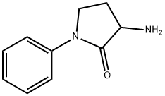 2-Pyrrolidinone, 3-amino-1-phenyl- Struktur