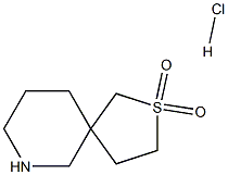 2-thia-7-azaspiro[4.5]decane 2,2-dioxide hydrochloride Struktur