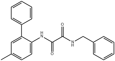 N-(2-PHENYL-4-METHYLPHENYL)-N-BENZYL-OXALAMIDE Struktur