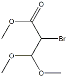 methyl 2-bromo-3,3-dimethoxypropanoate Struktur