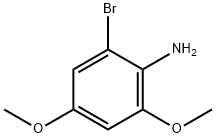 Benzenamine, 2-bromo-4,6-dimethoxy- Struktur