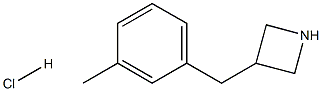 3-[(3-methylphenyl)methyl]azetidine hydrochloride Struktur