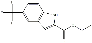 5-Trifluoromethyl-1H-indole-2-carboxylic acid ethyl ester Struktur