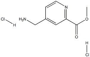 methyl 4-(aminomethyl)pyridine-2-carboxylate dihydrochloride Struktur