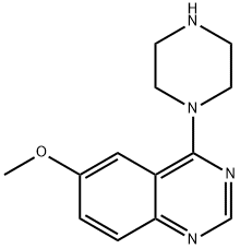 6-methoxy-4-(1-piperazinyl)-Quinazoline Struktur