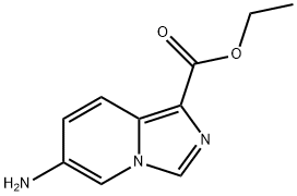 ethyl 6-aminoimidazo[1,5-a]pyridine-1-carboxylate Struktur