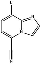 8-bromoimidazo[1,2-a]pyridine-5-carbonitrile Struktur