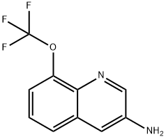 8-(trifluoromethoxy)quinolin-3-amine Struktur