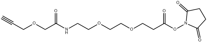 2,5-Dioxopyrrolidin-1-yl 11-oxo-4,7,13-trioxa-10-azahexadec-15-yn-1-oate|PROPARGYL-O-C1-AMIDO-PEG2-C2-NHS ESTER