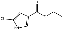 ethyl 5-chloro-1H-pyrrole-3-carboxylate Struktur