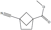 methyl 4-cyanobicyclo[2.1.1]hexane-1-carboxylate Struktur