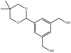 1,3-Benzenedimethanol, 5-(5,5-dimethyl-1,3-dioxan-2-yl)- Struktur