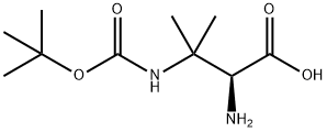 L-Valine, 3-[[(1,1-dimethylethoxy)carbonyl]amino]- Struktur