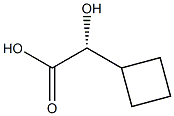 (2R)-2-cyclobutyl-2-hydroxyacetic acid Struktur