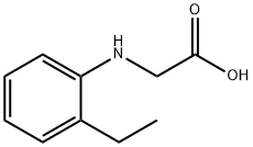 2-[(2-ethylphenyl)amino]acetic acid Struktur