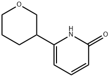 6-(tetrahydro-2H-pyran-3-yl)pyridin-2-ol Struktur