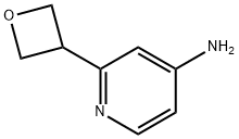 2-(oxetan-3-yl)pyridin-4-amine Struktur