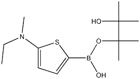 5-(Methylethylamino)thiophene-2-boronic acid pinacol ester Struktur