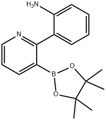 2-(2-Aminophenyl)pyridine-3-boronic acid pinacol ester Struktur