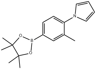 3-Methyl-4-(1H-pyrrol-1-yl)phenylboronic acid pinacol ester Struktur