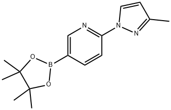 2-(3-Methyl-1H-pyrazol-1-yl)pyridine-5-boronic acid pinacol ester Struktur