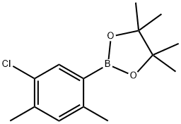 3-Chloro-4,6-dimethylphenylboronic acid pinacol ester Struktur