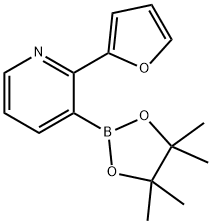 2-(2-Furyl)pyridine-3-boronic acid pinacol ester Struktur