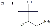 (3S)-4-amino-3-fluoro-2-methylbutan-2-ol hydrochloride Struktur