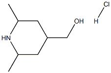 (2,6-dimethylpiperidin-4-yl)methanol hydrochloride Struktur