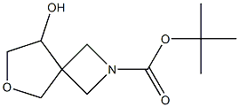 tert-butyl 8-hydroxy-6-oxa-2-azaspiro[3.4]octane-2-carboxylate Struktur