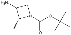 tert-butyl (2R)-3-amino-2-methylazetidine-1-carboxylate Struktur