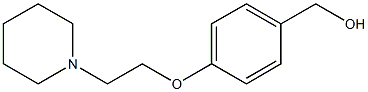 {4-[2-(piperidin-1-yl)ethoxy]phenyl}methanol Struktur