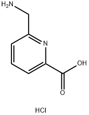 6-(AMINOMETHYL)-2-PYRIDINE CARBOXYLIC ACID  DIHYDROCHLORIDE Struktur