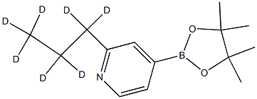 2-(propyl-d7)-4-(4,4,5,5-tetramethyl-1,3,2-dioxaborolan-2-yl)pyridine Struktur