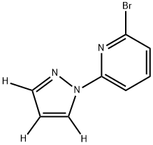 2-bromo-6-(1H-pyrazol-1-yl-d3)pyridine Struktur