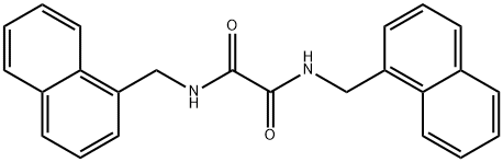 N1,N2-bis(1-naphthalenylmethyl)ethanediamide Struktur