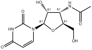 3'-N-Acetyl-3'-amino-3'-deoxyuridine Struktur