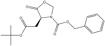 4-Oxazolidineacetic acid, 5-oxo-3-[(phenylmethoxy)carbonyl]-, 1,1-dimethylethyl ester, (4S)-