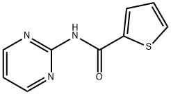 N-pyrimidin-2-ylthiophene-2-carboxamide Struktur